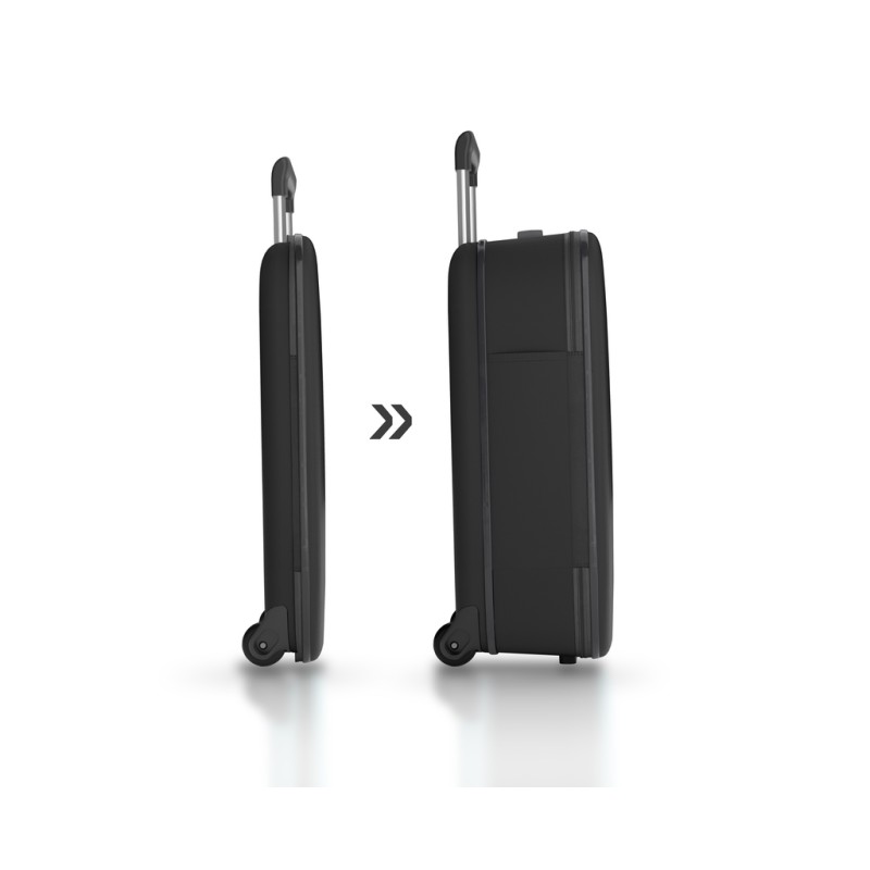 FLEX VEGA CABIN SIZE INT 21" Black, 2 ruote