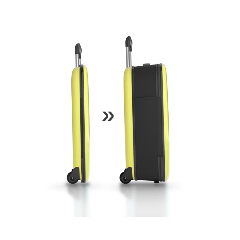 FLEX VEGA CABIN SIZE INT 21" Yellow Iris, 2 ruote