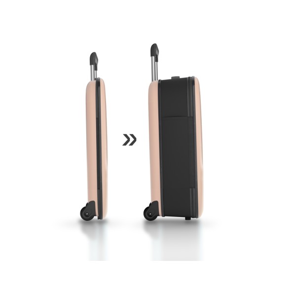 FLEX VEGA CABIN SIZE INT 21" Rose Smoke, 2 ruote