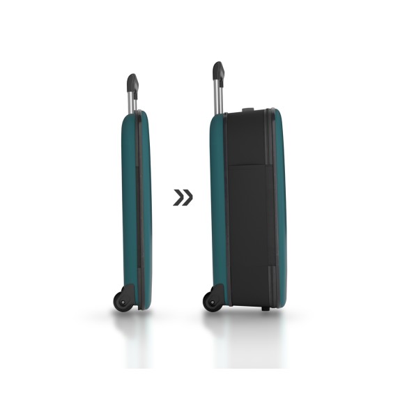 FLEX VEGA CABIN SIZE INT 21" Deep Lagoon, 2 ruote