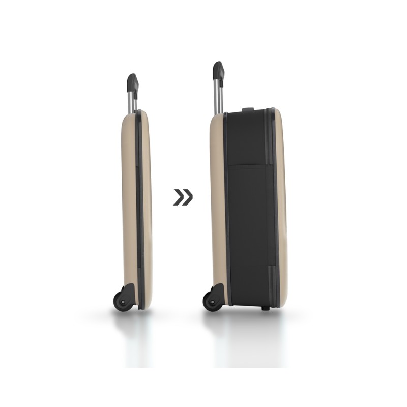 FLEX VEGA CABIN SIZE INT 21" Warm Grey, 2 ruote