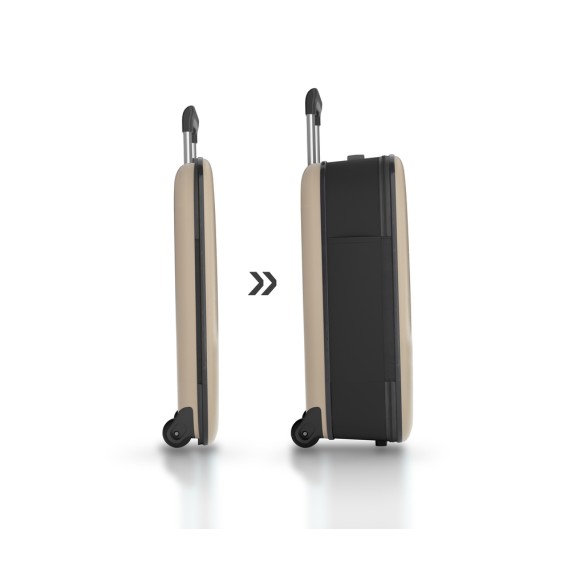 FLEX VEGA CABIN SIZE INT 21" Warm Grey, 2 ruote