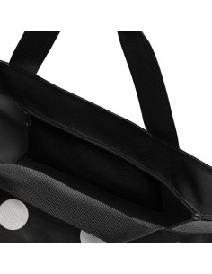 SHOPPER M dots white 2