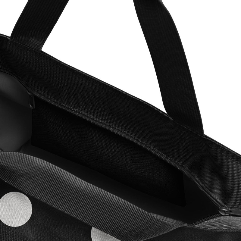 SHOPPER M dots white