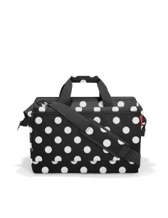 ALLROUNDER L pocket dots white