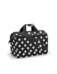 ALLROUNDER L pocket dots white 2