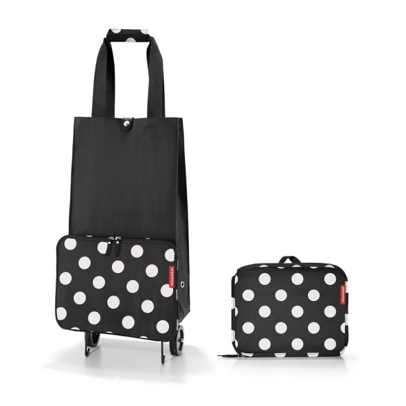 FOLDABLETROLLEY dots white