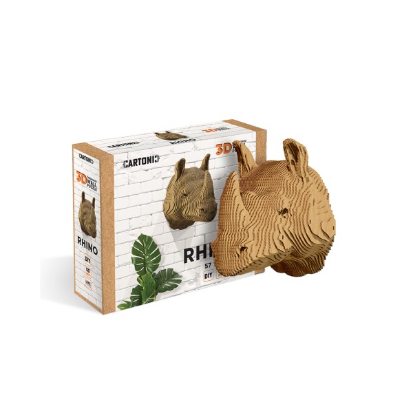 CARTONIC 3D WALL PUZZLE RHINO