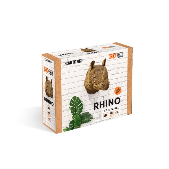 CARTONIC 3D WALL PUZZLE RHINO
