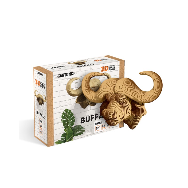 CARTONIC 3D WALL PUZZLE BUFFALO