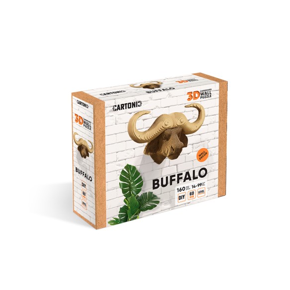 CARTONIC 3D WALL PUZZLE BUFFALO