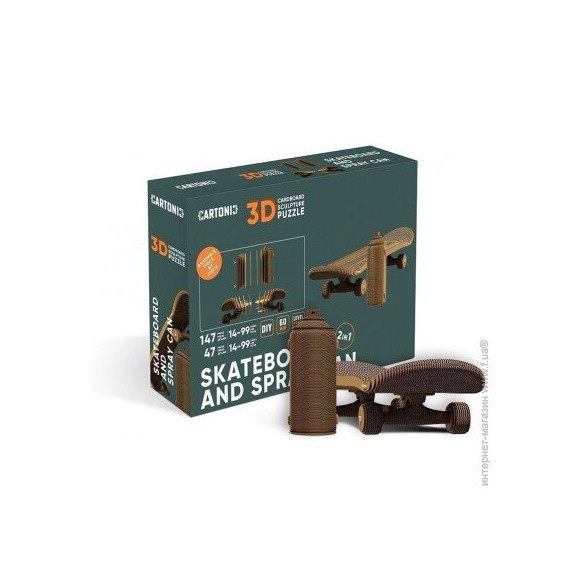 CARTONIC 3D PUZZLE SKATE