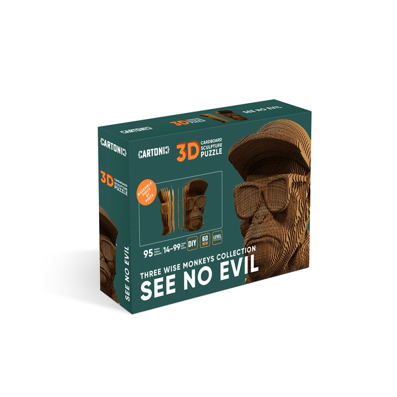 CARTONIC 3D PUZZLE SEE NO EVIL