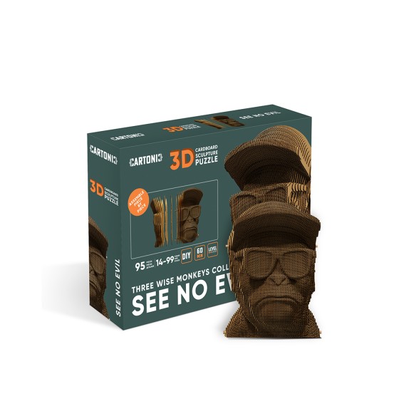 CARTONIC 3D PUZZLE SEE NO EVIL