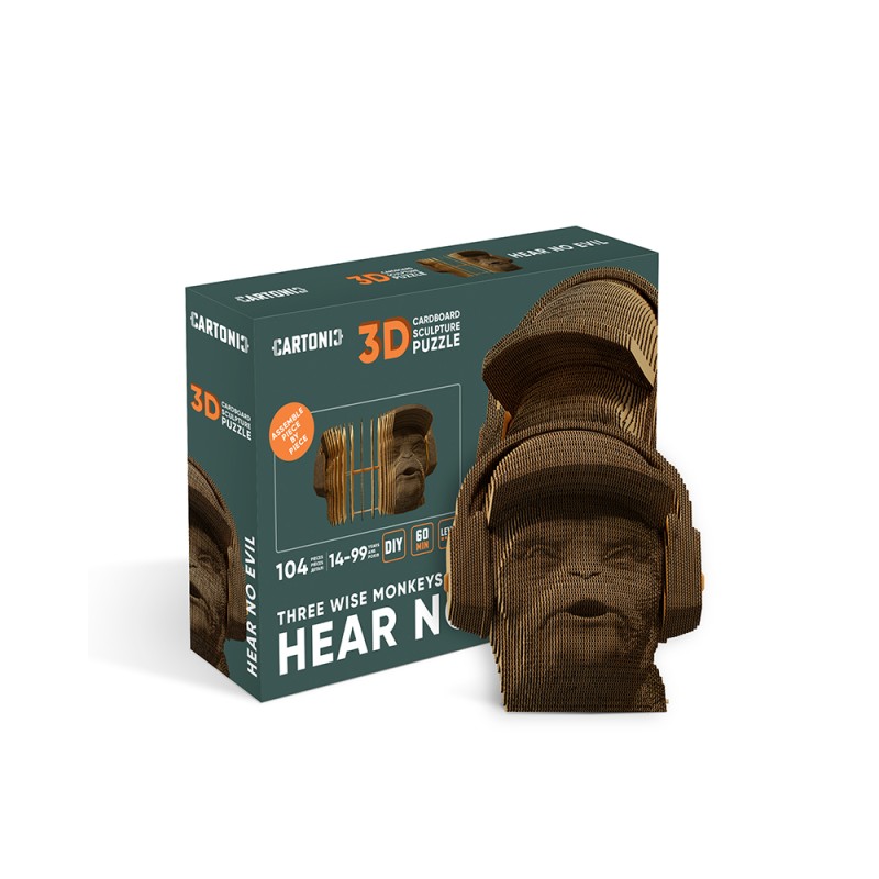CARTONIC 3D PUZZLE HEAR NO EVIL