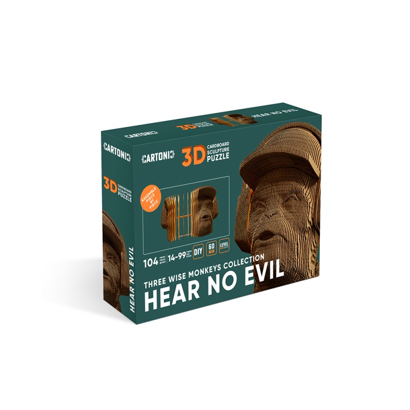 CARTONIC 3D PUZZLE HEAR NO EVIL