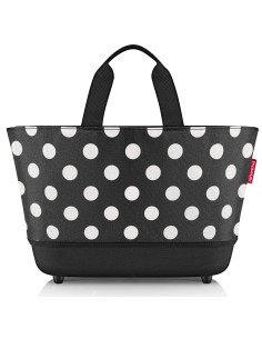 SHOPPINGBASKET dots white