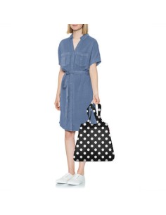 MINI MAXI SHOPPER dots white 2