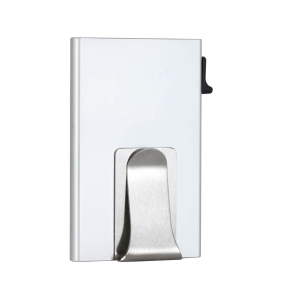 PORTA CARTE EAZICARD METALLO, CLIP ACCIAIO, Silver