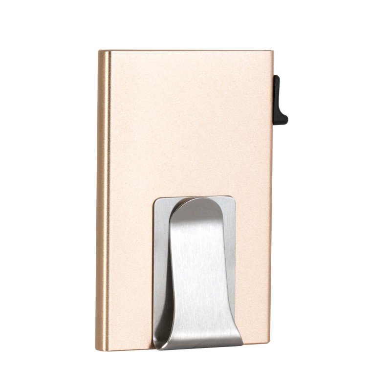 PORTA CARTE EAZICARD METALLO, CLIP ACCIAIO, Gold