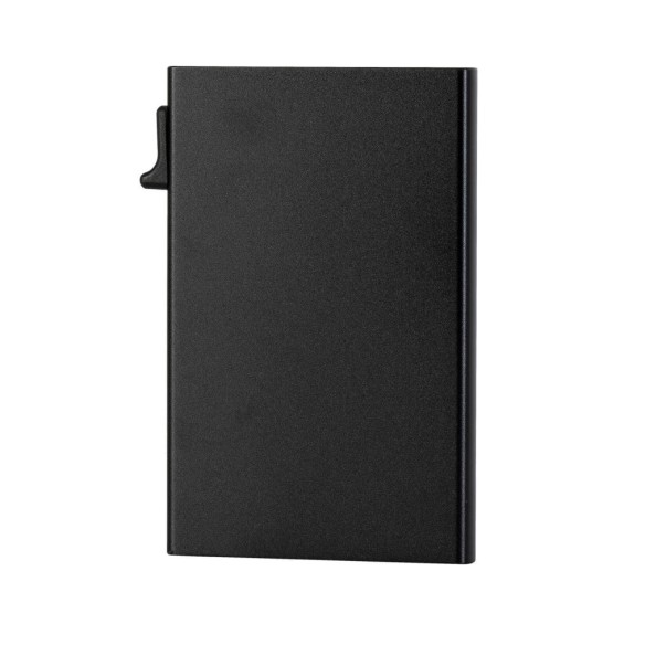 PORTA CARTE EAZICARD METALLO, CLIP ACCIAIO, Black