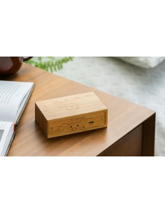 FLIP CLICK CLOCK, natural Bamboo Wood 2