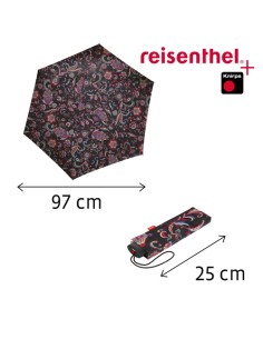 UMBRELLA POCKET MINI, Paisley Black 2