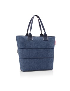 SHOPPER E1, herringbone dark blue 2