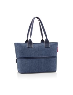 SHOPPER E1, herringbone dark blue
