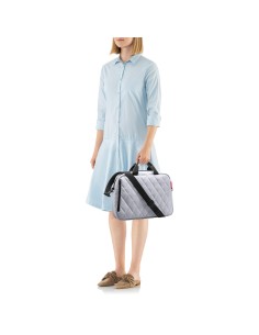 NOTEBOOK BAG, Rhombus Light Grey 2