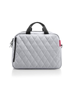 NOTEBOOK BAG, Rhombus Light Grey