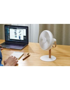 BEYOND PORTABLE DESK FAN LIGHT, Cream White 2