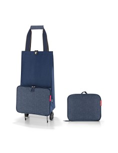 FOLDABLETROLLEY herringbone dark blue