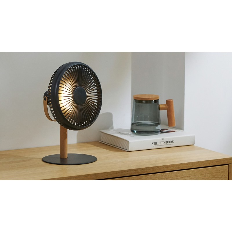 BEYOND PORTABLE DESK FAN LIGHT, Matte Smart Grey