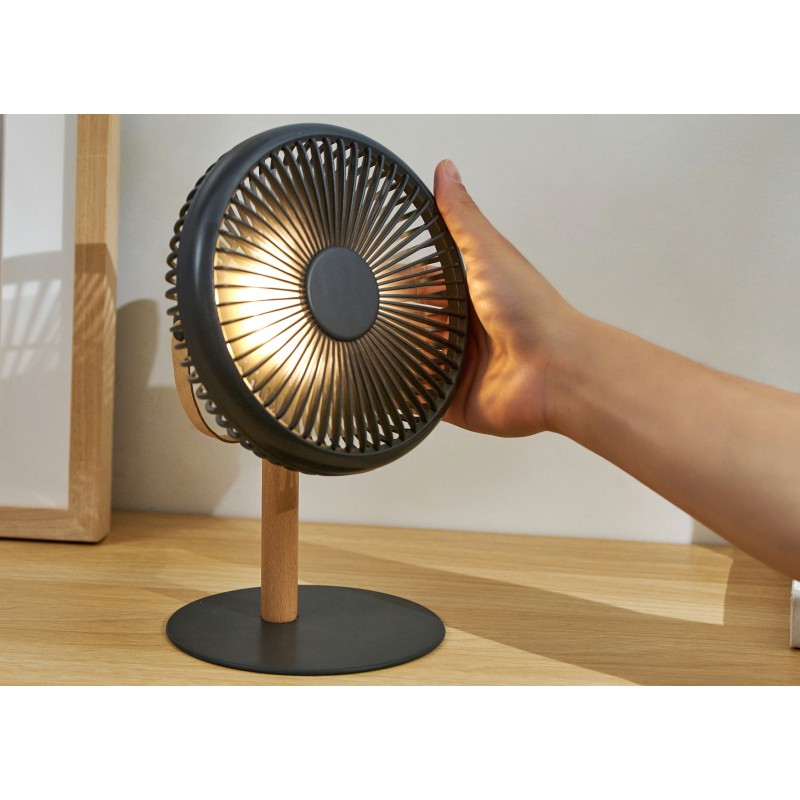 BEYOND PORTABLE DESK FAN LIGHT, Matte Smart Grey