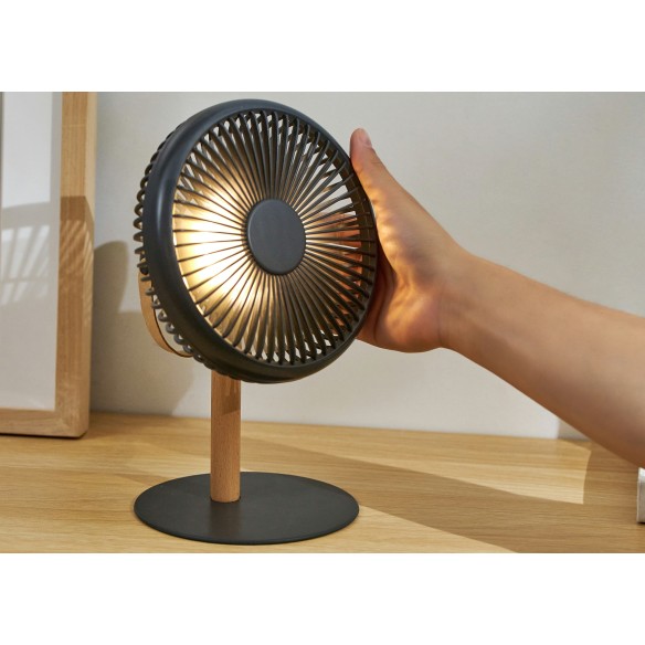 BEYOND PORTABLE DESK FAN LIGHT, Matte Smart Grey