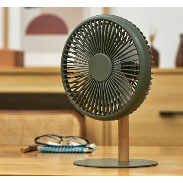 BEYOND PORTABLE DESK FAN LIGHT, Navy Green