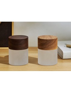 LARGE LEMELIA LIGHT, Natural Walnut Wood