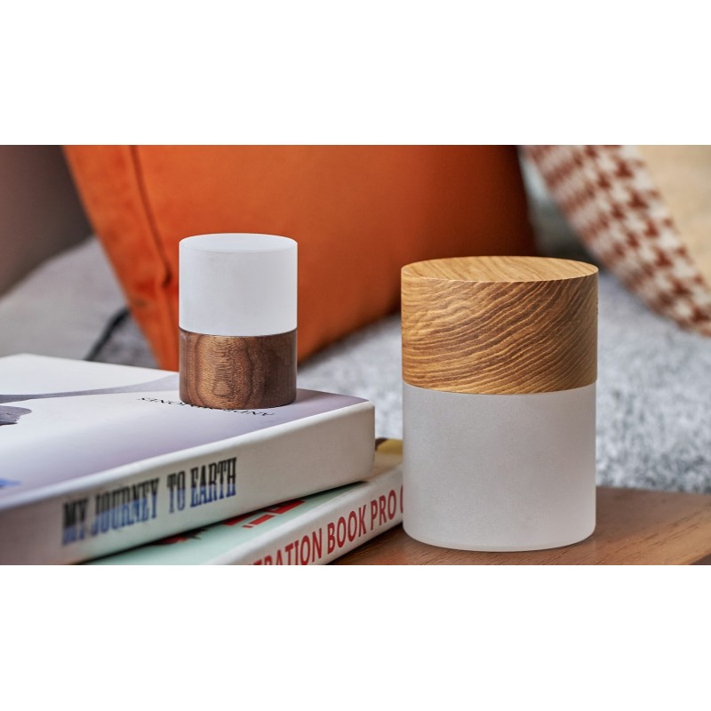 LARGE LEMELIA LIGHT, Natural Walnut Wood