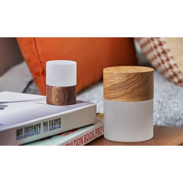 LARGE LEMELIA LIGHT, Natural Walnut Wood