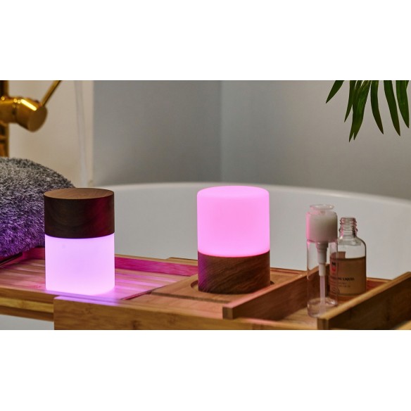 LARGE LEMELIA LIGHT, Natural Walnut Wood