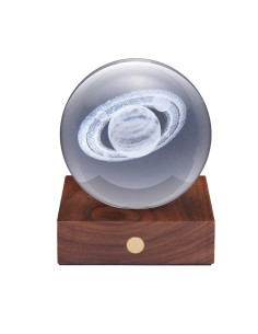 AMBER CRYSTAL LIGHT, 3D laser Saturn 2