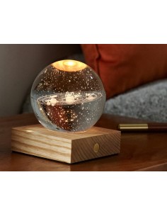 AMBER CRYSTAL LIGHT, 3D laser Solar System