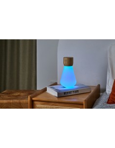 PENTAGON DESK BULB, Large Natural Walnut Wood 2