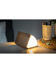 FABRIC SMART BOOK LIGHT, Mini Coffee Brown