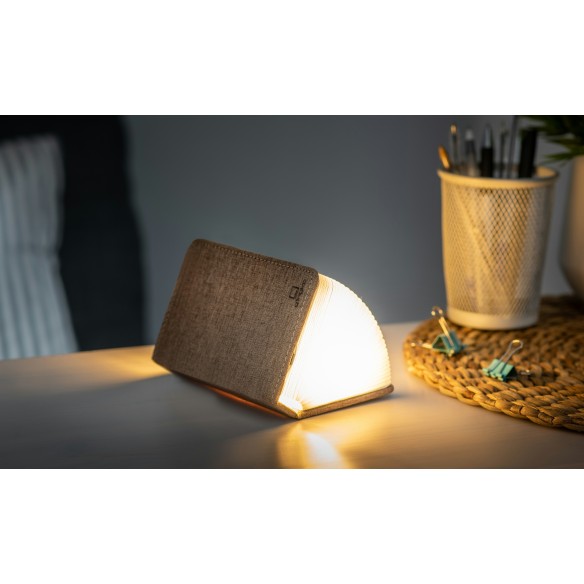 FABRIC SMART BOOK LIGHT, Mini Coffee Brown