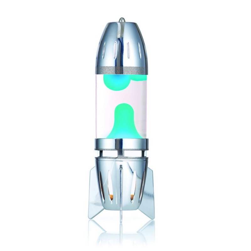 LAVALAMP CON CANDELA TURCHESE