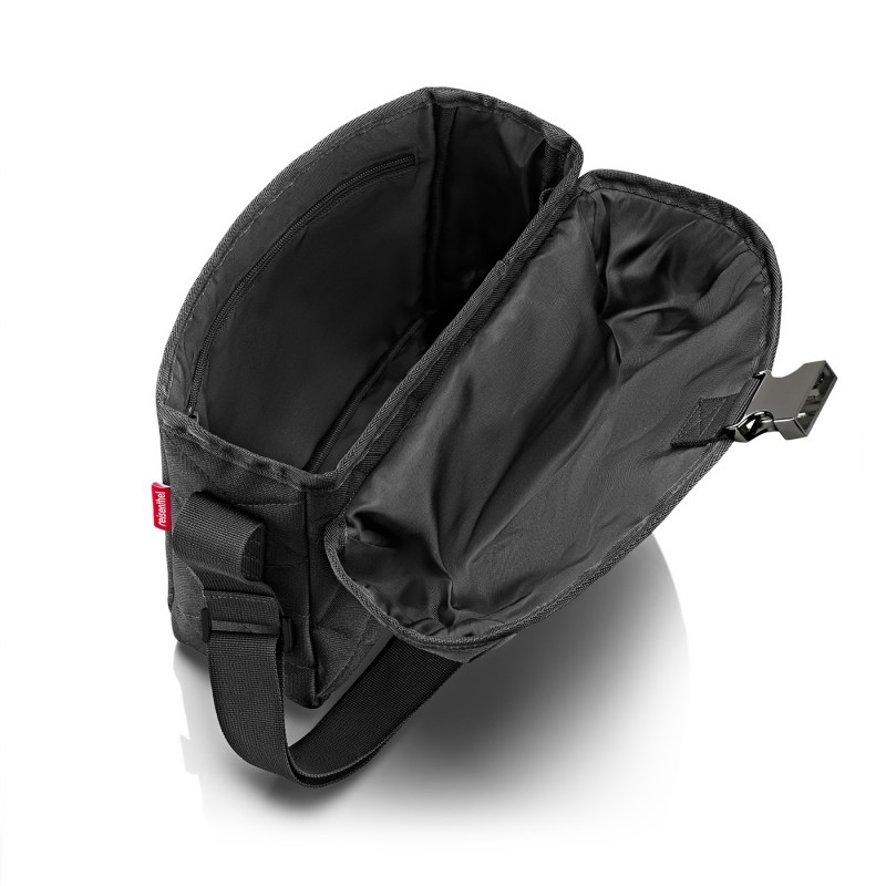SADDLE BAG M, Rhombus Black
