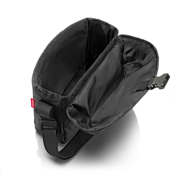 SADDLE BAG M, Rhombus Black