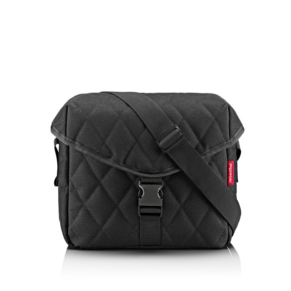 SADDLE BAG M, Rhombus Black